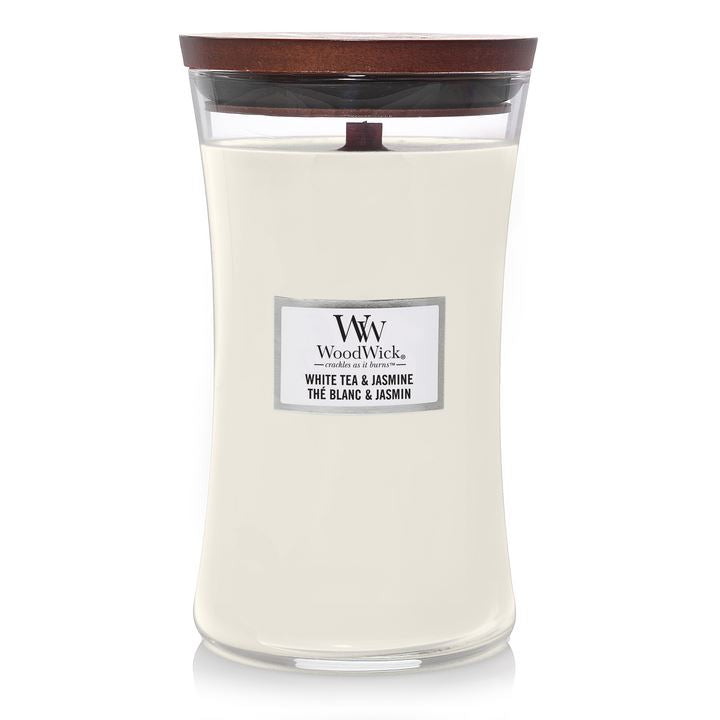Thé blanc & Jasmin - Grande Jarre WoodWick